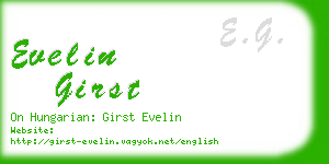 evelin girst business card